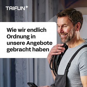 📲 Zeit sparen leicht gemacht: Digitale Stundenzettel, Start-Stopp-Funktion & smarte Terminplanung. | TAIFUN Software GmbH