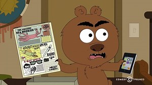 Woody's questionable comic book collection is revealed on next week's new episode of Brickleberry. | Brickleberry