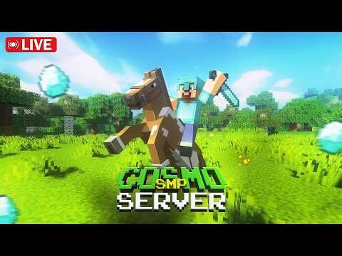 COSMO PUBLIC SMP ! JUST LAUNCHED ! Minecraft Live 🔴 | #minecraft