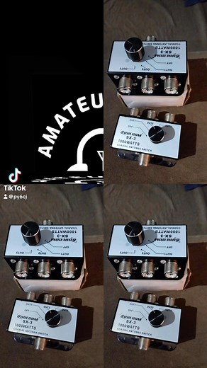 Antenna switch switch Surecon for 3 antennas... HF/VHF/UHF #HamRadio #AmateurRadio #RadioAmador #HamRadioOperator #DXing #CQDX #QRP #ShortwaveListening #RadioCommunication #Electronics #RFEngineering #RadioFrequency #WirelessTech #CircuitDesign #ElectronicProjects #Antenna #HamRadioAntenna #HFPropagation #DigitalModes #SDR #SoftwareDefinedRadio #FT8 #PSK31 #DMRRadio #MorseCode #CWOperator #HamRadioLife #ᴠɪʀᴀʟᴘᴏsᴛ #viralpost❤︎ | PY6CJ - João Grisi Online