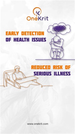 Preventive care helps you catch health issues early and reduce the risk of serious illnesses. By staying proactive, you can enjoy long-term wellness and a healthier, happier life. Prioritize your health today for a better tomorrow! . . #OneKrit #PreventiveCare #HealthTips #Wellness #StayHealthy #HealthyLifestyle #EarlyDetection #SelfCare #HealthAwareness #HealthyLiving #Wellbeing | OneKrit