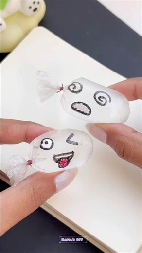 DIY cute water squishy 🤪✨ #diy #craft #diycraft #rafiasdiy #art #diyideas #youtubeshorts #shorts