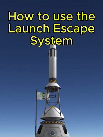 How to use the Launch Escape System in Kerbal Space Program! #kerbalspaceprogram #tutorial