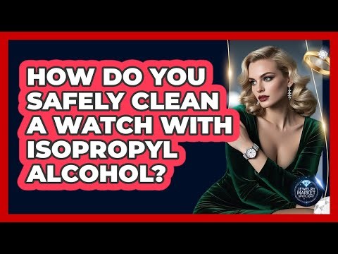 How Do You Safely Clean A Watch With Isopropyl Alcohol? - Jewelry Market Spotlight