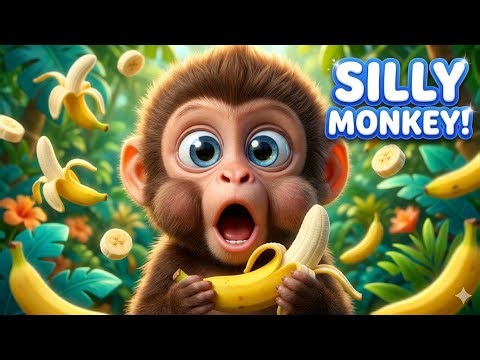 The Silly Baby Monkey 🐵 | Funny Jungle Poem for Kids