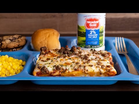 School Cafeteria Pizza