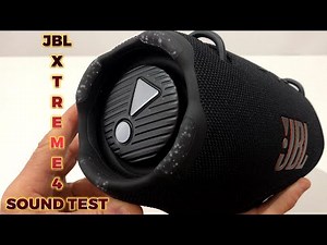 JBL XTREME 4 Bluetooth Speaker Sound Test! Bass Boosted!