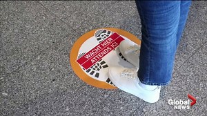 30K views · 36 reactions | From spray-painted circles to floor stickers, here's a look at how physical distancing is being practiced around the world. See also: https://bit.ly/2Z5LHQR | Global News | Facebook