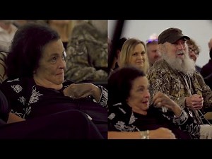 Phil Robertson's wife Miss Kay at his Funeral & Celebration of Life and Uncle Si Robertson was there