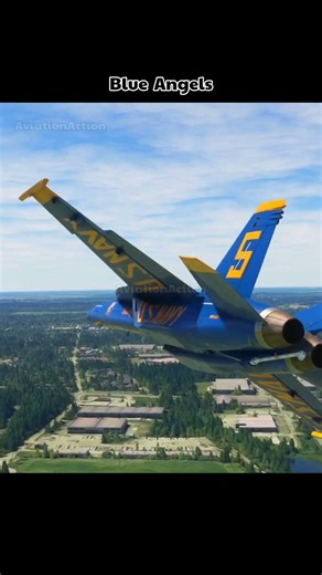 F/A-18 Blue Angels aileron roll