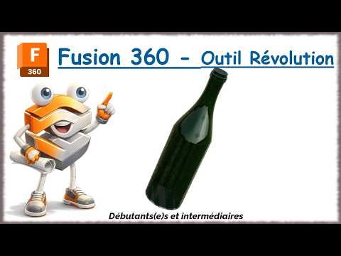 Fusion 360 tutorial in French - Revolution tool overview - (Episode 14)