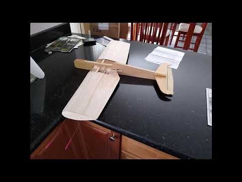 Control line Basic Trainer Scratch Build