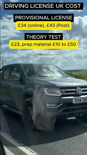 UK Driving License Cost 2025 🇬🇧 #drivingtest