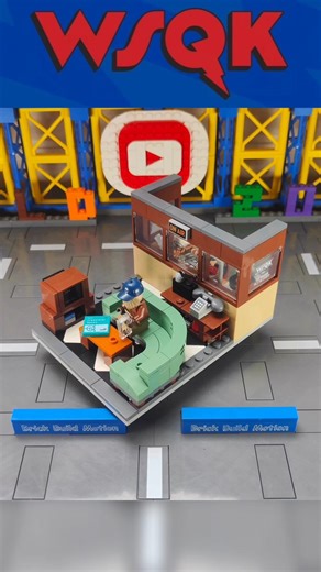 stanger things, Radio WSQK .Lego 40891 en Stop motion. #netflix #lego #strangerthings