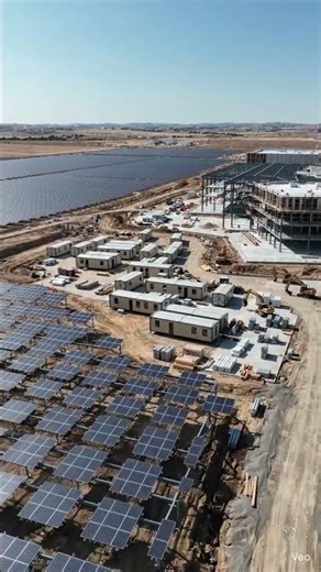 Solar farm, need a camp setup on your solar/construction site? #shorts #solar #construction #housing