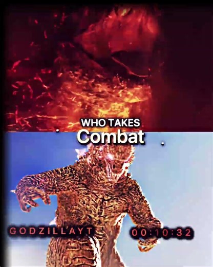 Evolved Godzilla vs Thermonuclear Godzilla #edit #godzilla