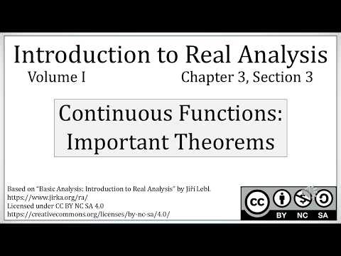 The Extreme and Intermediate Value Theorems