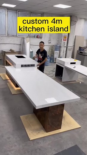 Custom 4m Kitchen Island Table for Your Dream Kitchen