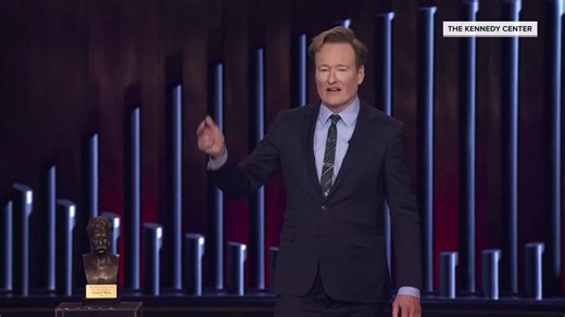 Stars honor Conan O’Brien as he accepts Mark Twain Prize