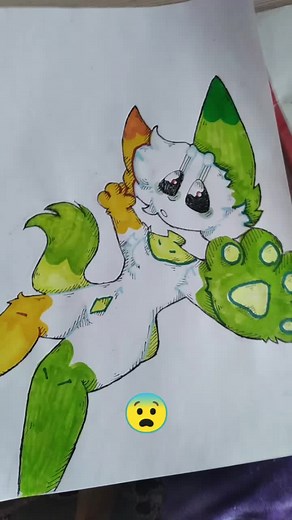 Playful Cartoon Cat Illustration Video