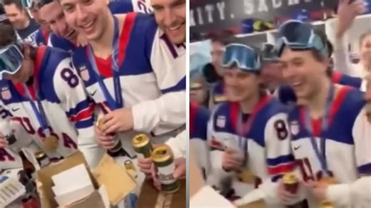 Trump jokes about women's hockey team during celebratory phone call with USA men