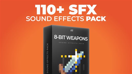 8-Bit Weapons SFX Pack - Swings, Hits, Shots, Impacts, Charges, Explosions Sound Effects Pack by Lufus