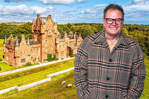Alan Carr reveals plans for Scottish castle after snapping up £3.25m property
