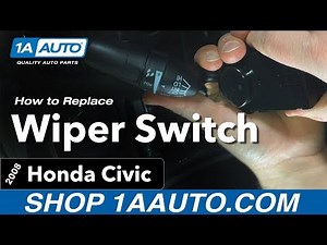 How to Replace Wiper Switch 05-11 Honda Civic