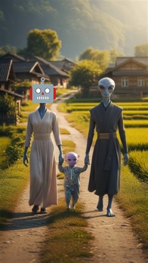 👽 Alien Family Spotted Walking on Indian Road | Shocking Viral Moment 🌍