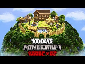 I Survived 100 Days on a Planet in Minecraft Hardcore