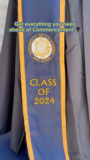 Grad Fair is happening now! 🎓✨ This April 30-May 2, from 10am-6pm at Town Square outside the UC San Diego Bookstore, pick up everything you need ahead of Commencement. Regalia will not be available for purchase in-store or online until after Grad Fair, so we encourage you to purchase at the Grad Fair event. Vendors Include: -Diploma frames -Class rings -Portrait sittings -Grad announcements -Custom stoles For more information, visit ucsandiegobookstore.com/graduation2024. #UCSDAlumni #UCSanDieg