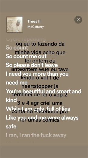 Os vídeos de Liam (@caramelodobem) com Trees II - McCafferty