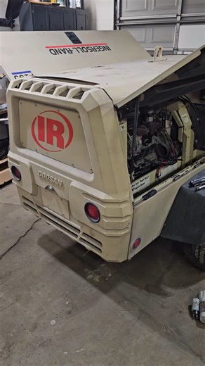 IR air compressor starter Removed
