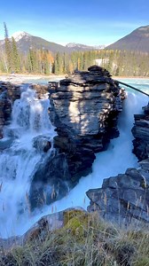 📌Athabasca Falls, Jasper National Park 🇨🇦 #athabascafalls #jaspernationalpark | Emerson Nieva
