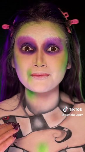 Maquillaje Lydia Deetz Inspo 💜 | Beetlejuice Look