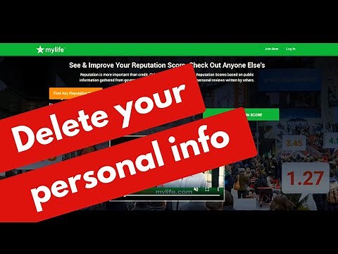 How to Remove Your Personal Data From MyLife.com