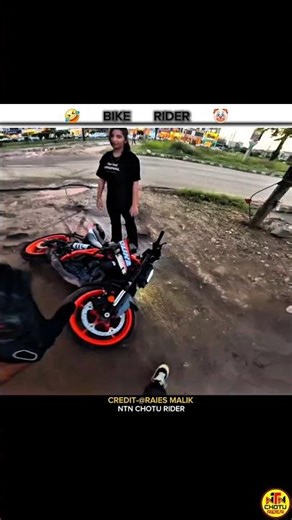 Ladkii Nai meri Bike Giraa de || Girlfriend Reveal? #ktm #motovlog #shorts #bikerider