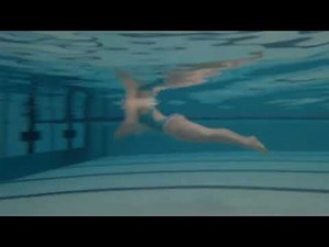 Breaststroke Swimming video in Side View - Underwater view: Emma