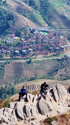 View Garrya từ sống lung khủng long Mù Căng Chải #mucangchai #videoviral #xuhuong