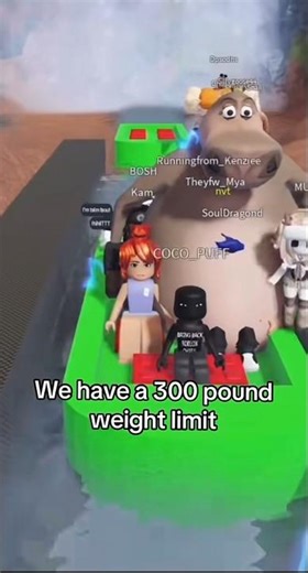 Hippo broke the weight limit😂 #roblox #memes #fypp #shorts