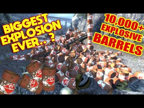 EXPLOSIVE BARRELS in Half-Life 2!