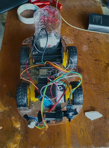 ESP32 Fire Bot Pro | Embedded System Lab IoT project Fire Fighter using ESP32 #esp32 #robotics #cse