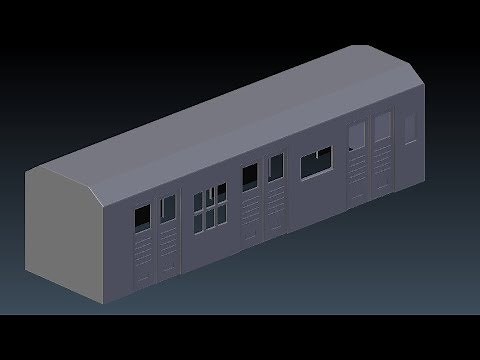 Blender: Modeling a Subway Train (Part 1)