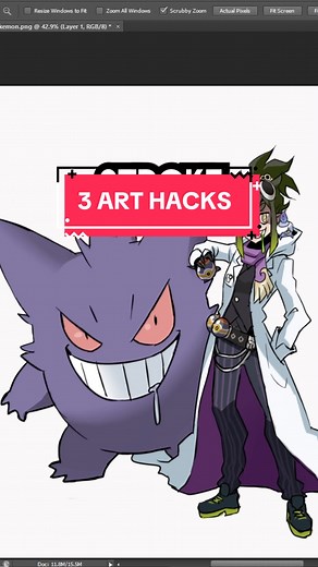 Here’s another three tips/ digital art hacks! I’ve had a couple people not know about these, so maybe it’ll help at least one person! #productivityhack #digitalarttips #katscreatorroyale #digitalart