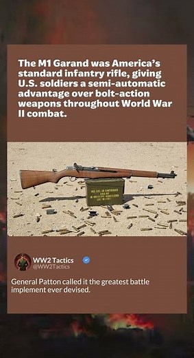 M1 Garand | Standard U.S. Rifle of WWII | WW2 Tactics