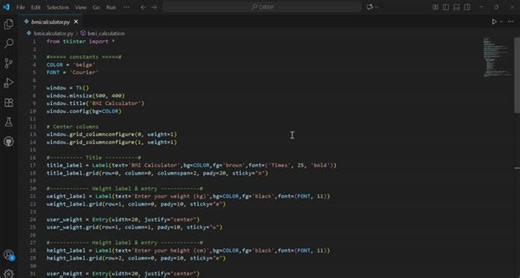 #oasisinfobyte #python #bmicalculator #gui #internshipjourney | Reshma Sappa