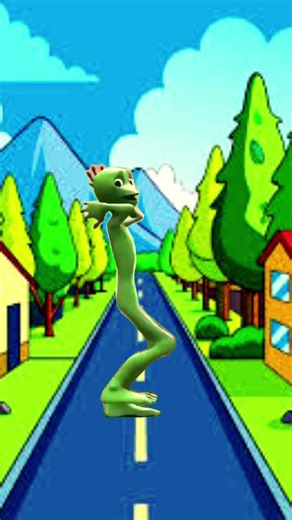 Just landed from Mars to Dance 🖖 #aliendance #funny #dametucosita #cartoon #shorts