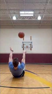 Trying to make IMPOSSIBLE basketball trickshots! #shorts