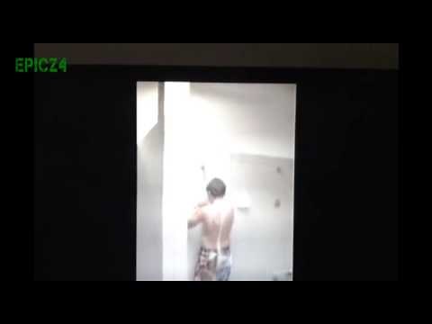 Boy In Shower Tries Washing Hair