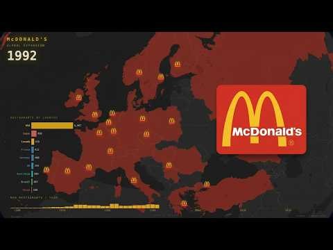 McDonald's Expansion Mapped: Every Country From 1940 to 2026